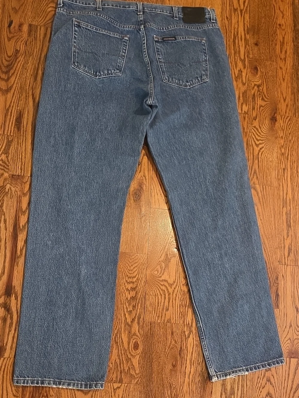 Harley Davidson Mens Denim Jeans 42x34 Med Wash